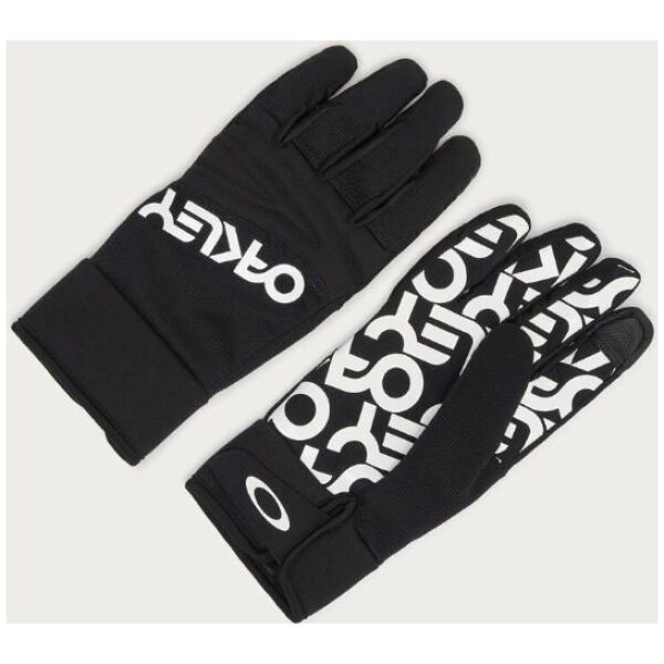 Oakley Factory Pilot Core Glove (M) BlackWhite Logo