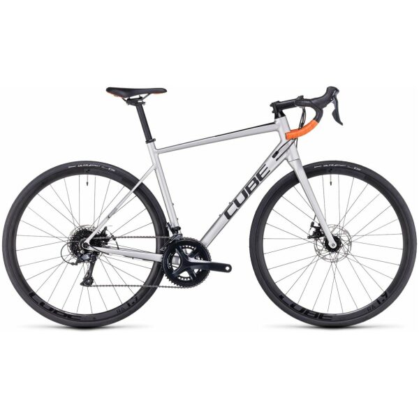 Cube ATTAIN PRO VAN €1099,- VOOR €649,- Silver/orange Heren