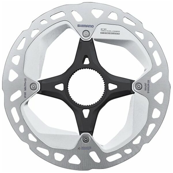 Shimano Remschijf / Rotor RT MT 800 160 mm Center Lock intern SILVER-BLACK