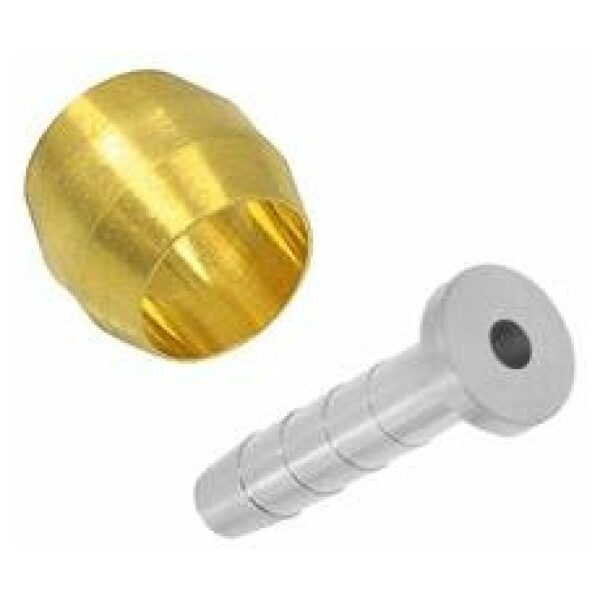 Shimano Olijf Olive + Pin v. Disc hydraulic leiding Messing