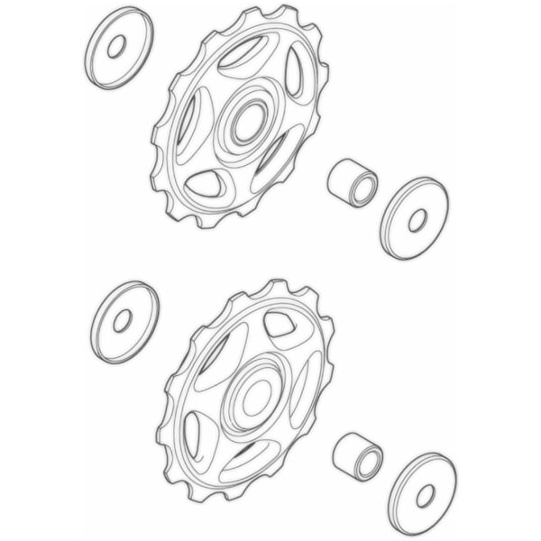 Shimano DERAD WIELSET SH ACERA/ALIVIO ZWART - Afbeelding 2