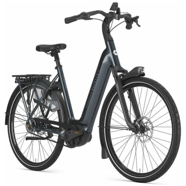 Gazelle Grenoble C5 HMB - 600Wh Anthracite Grey Glans Dames - Afbeelding 4