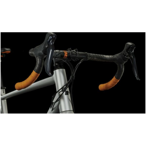 Cube ATTAIN PRO VAN €1099,- VOOR €649,- Silver/orange Heren - Afbeelding 5