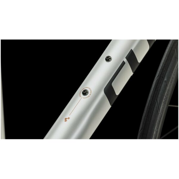 Cube ATTAIN PRO VAN €1099,- VOOR €649,- Silver/orange Heren - Afbeelding 4