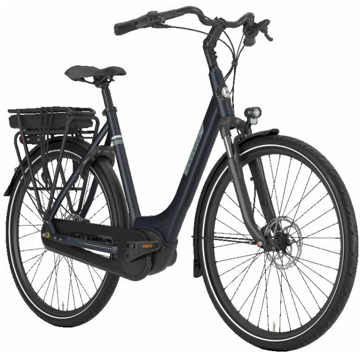 Gazelle Paris C7 - 400Wh Graphite Blue Mat Dames