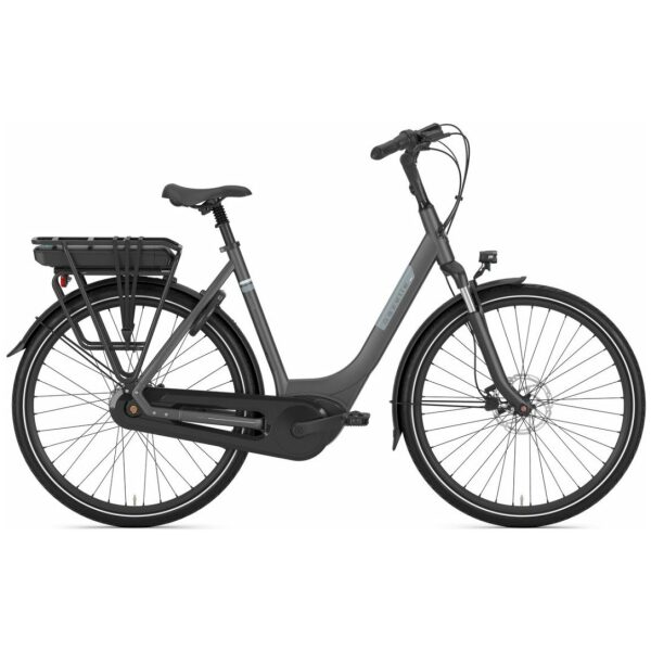 Gazelle Paris C7+ - 400Wh Anthracite Grey Mat Dames