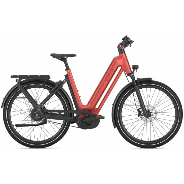 Gazelle Eclipse C380 - 750Wh Metallic Orange Mat Dames