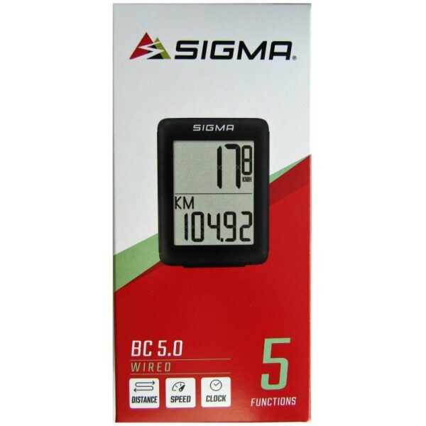 Sigma COMPUTER BC5.0 WR ZW Zwart