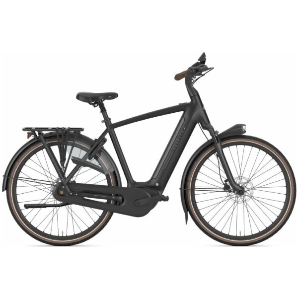 Gazelle Grenoble C8+ - 600Wh Black Mat Heren