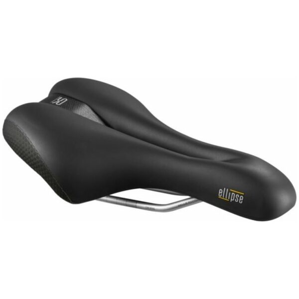 Selle Royal ZADEL SR 81B6HE ELLIPSE MODERATE UNI ZW Zwart - Afbeelding 3
