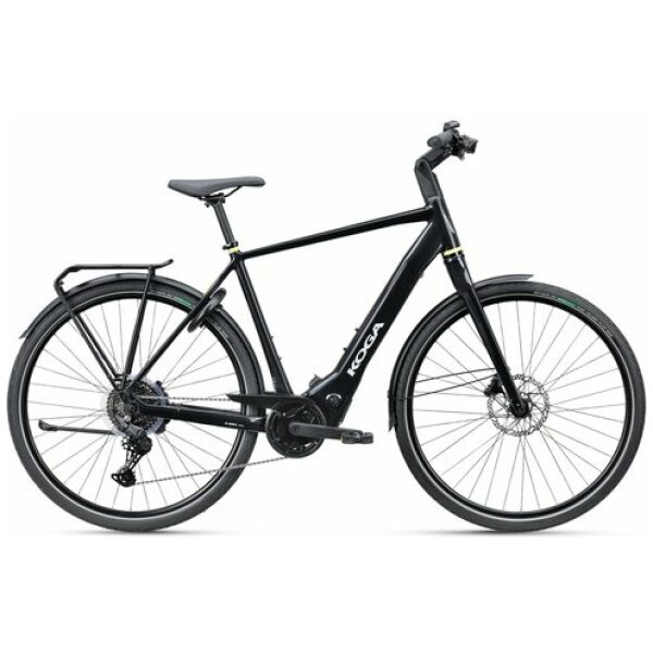 Koga E-F3 5.0 Gents - 400Wh Vulcan Black Gloss Heren