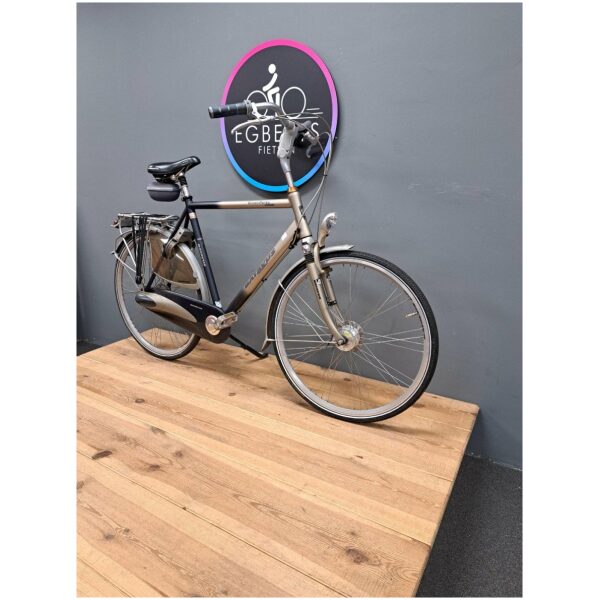 Batavus AKTIE SPORTS - MEENEEMPRIJS Grijs/ Blauw Heren - Afbeelding 3