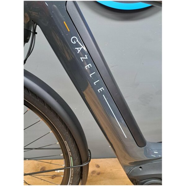 Gazelle Grenoble C5 - 600Wh (DEMO) Anthracite Grey Glans Heren - Afbeelding 5