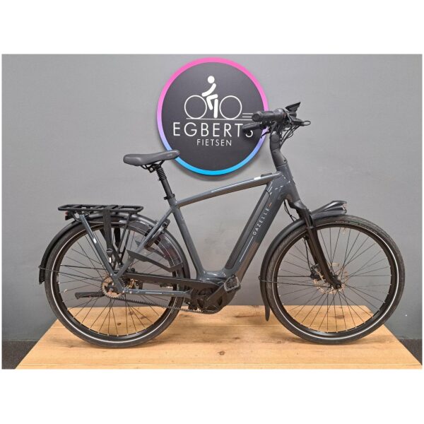 Gazelle Grenoble C5 - 600Wh (DEMO) Anthracite Grey Glans Heren