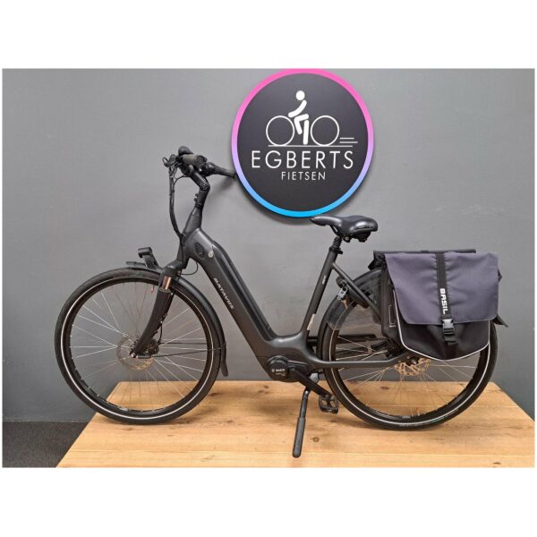 Batavus Finez E-go Power Exclusive - 400Wh Smokingzwart Mat Dames - Afbeelding 3