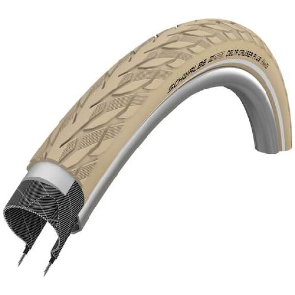 Schwalbe BUB 28X11/2 SC 40-635 R DELTA CRUISER PLUS PG CRE Creme