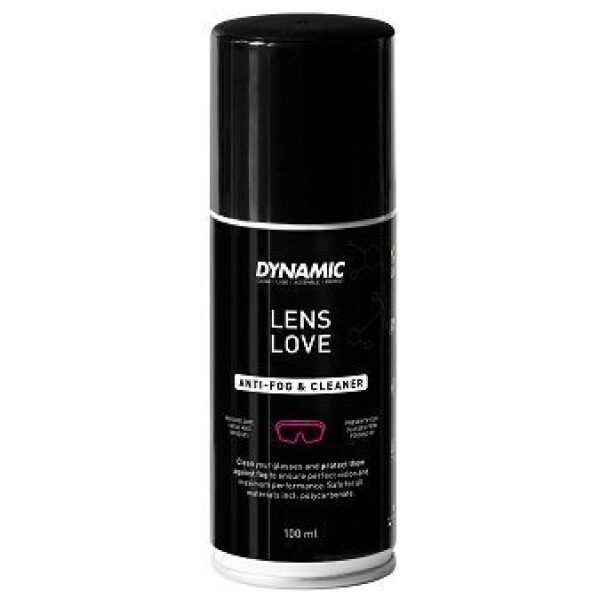 Dynamic BRILLENREINIGER DY LENS LOVE ANTI FOG SPRAY 100ML Black