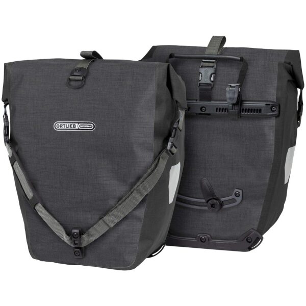 Ortlieb Tas achter back roller plus f5204 grani-black ql2. Granite/black - Afbeelding 3