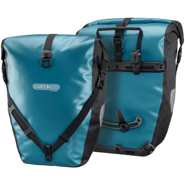 Ortlieb Tas achter back roller classic f5309 petrol-zwart Zwart - Afbeelding 2