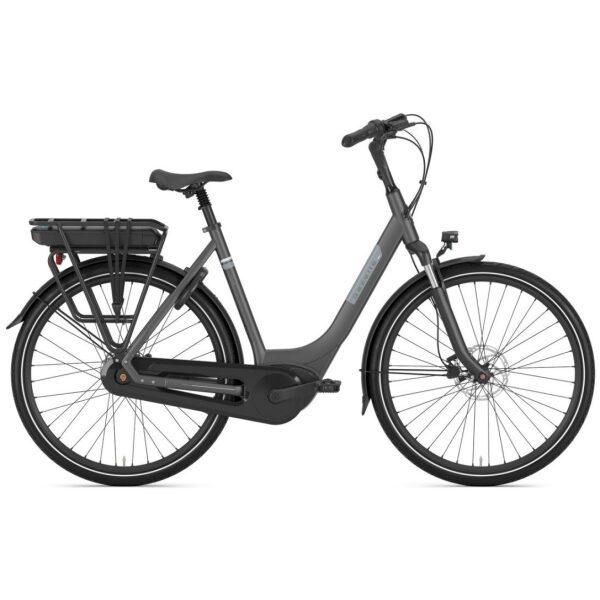Gazelle Paris C7+ - 400Wh Anthracite Grey Mat Dames