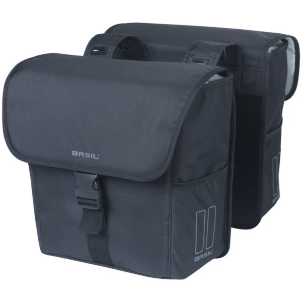 Basil TAS BAS DUBBEL GO Solid Black