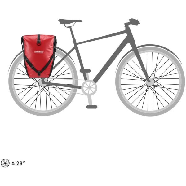 Ortlieb Tas achter back roller classic f5302 ql2 Red/black - Afbeelding 2