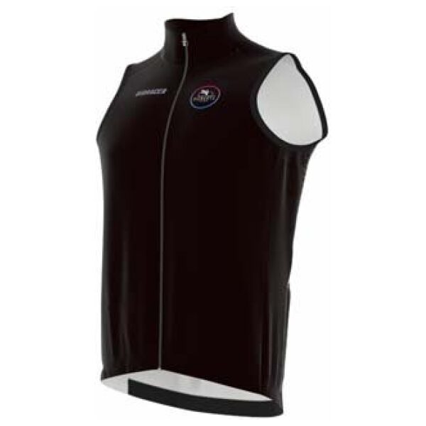 Bioracer Egberts Zwart ICON DAMES WINDDICHTE FIETSBODY MET HOGE KRAAG 6 (XXL)