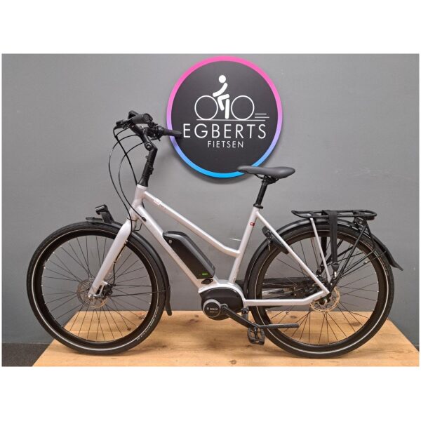 Batavus Dinsdag E-go Comfort - 400Wh Zilver Mat Mixed - Afbeelding 3