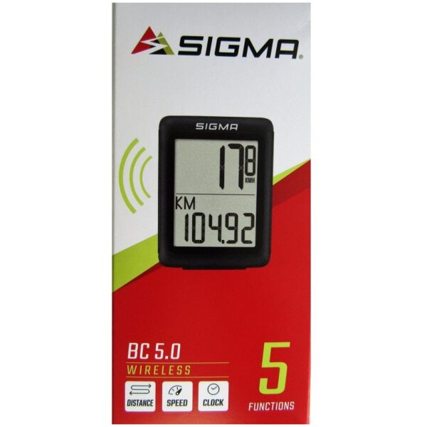 Sigma COMPUTER BC5.0 WL ATS ZW Zwart - Afbeelding 2