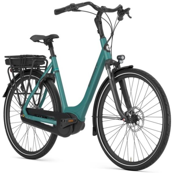 Gazelle Paris C7+ - 400Wh Thyme Green Mat Dames