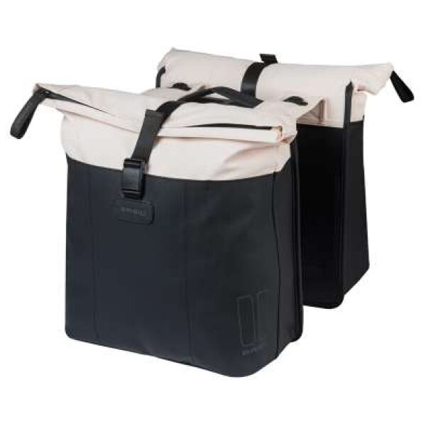 Basil TAS BAS VIVE MIK DUBBEL MIK WI/ZW Off White/Black