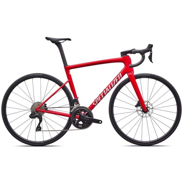 Specialized Tarmac Sl8 Comp Di2 Redtnt/sildst Red Tint Carbon/silver Dust