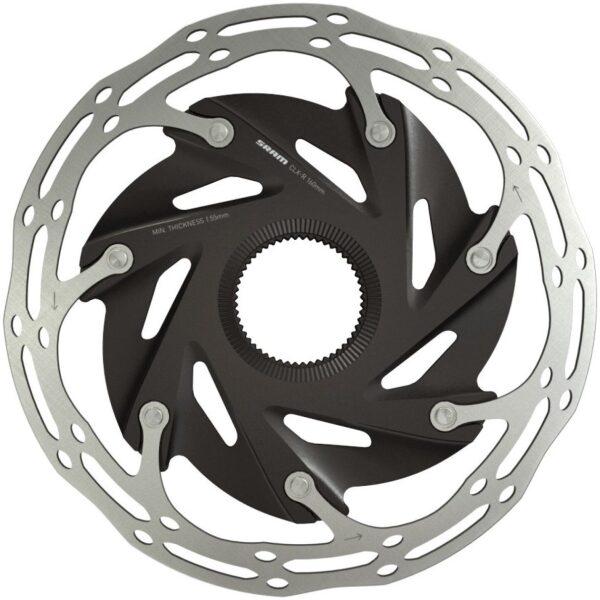 Sram REMD SCHIJF CENTERLINE X ROAD 2P CL 160MM ZW Zwart