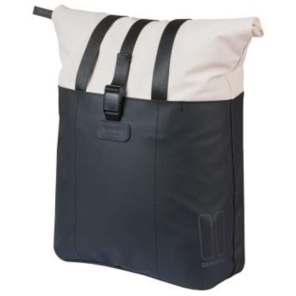 Basil TAS BAS VIVE MIK HOOKS SHOPPER WI/ZW Off White/Black
