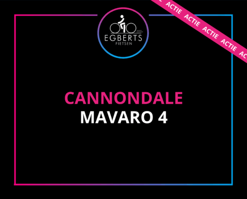 Cannondale Mavaro 4 actie