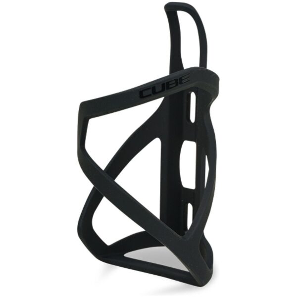 Cube BOTTLE CAGE HPP LEFT SIDECAGE MATT BLK/BLK MATT BLACK/GLOSSY BLACK