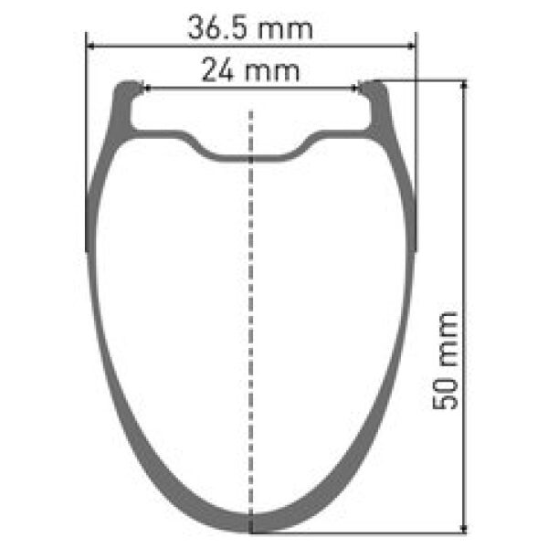 Dt Swiss WIEL A 28 DT GRC1400 DICUT 50 DB CB 142/12 SH11 Zwart