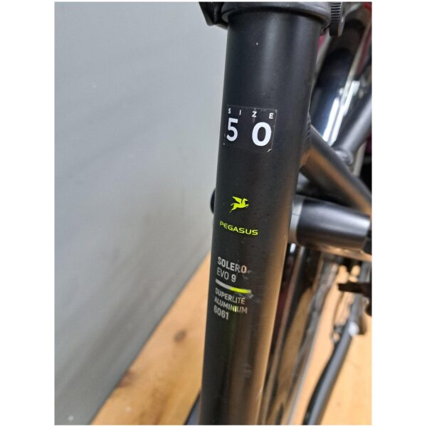 Pegasus Solero EVO 9 - 500Wh Black Matt Dames - Afbeelding 7