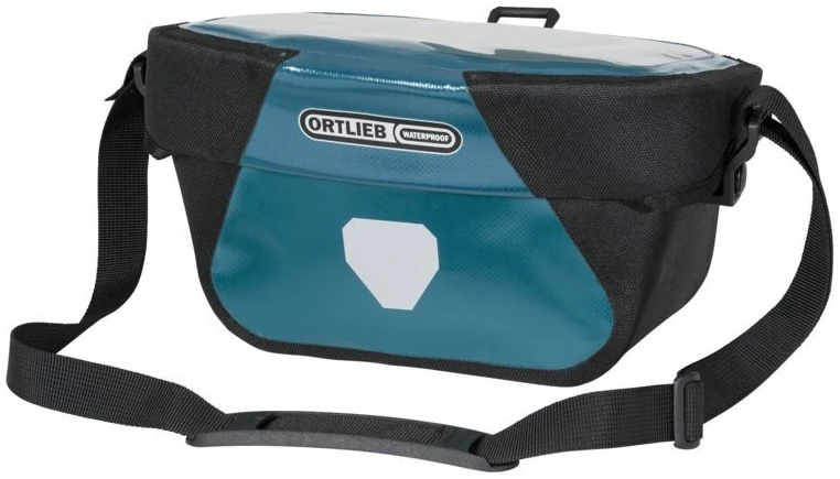 Ortlieb Stuurtas ultimate six classic f3613 petrol-zwart 5 Speciaal Grijs