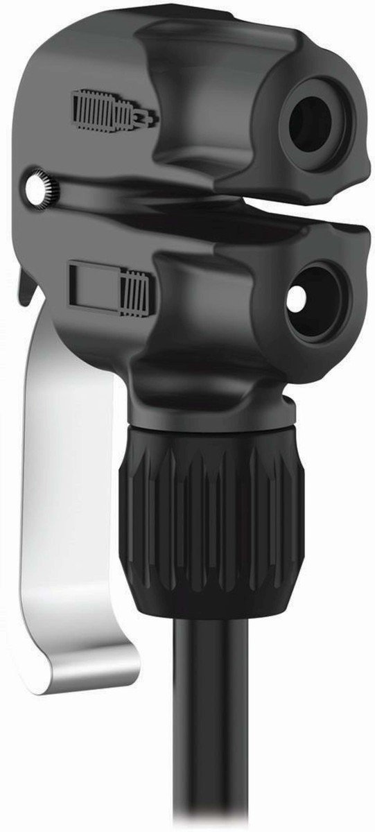 Lezyne DUAL VALVE PUMP HEAD BLACK - Afbeelding 4