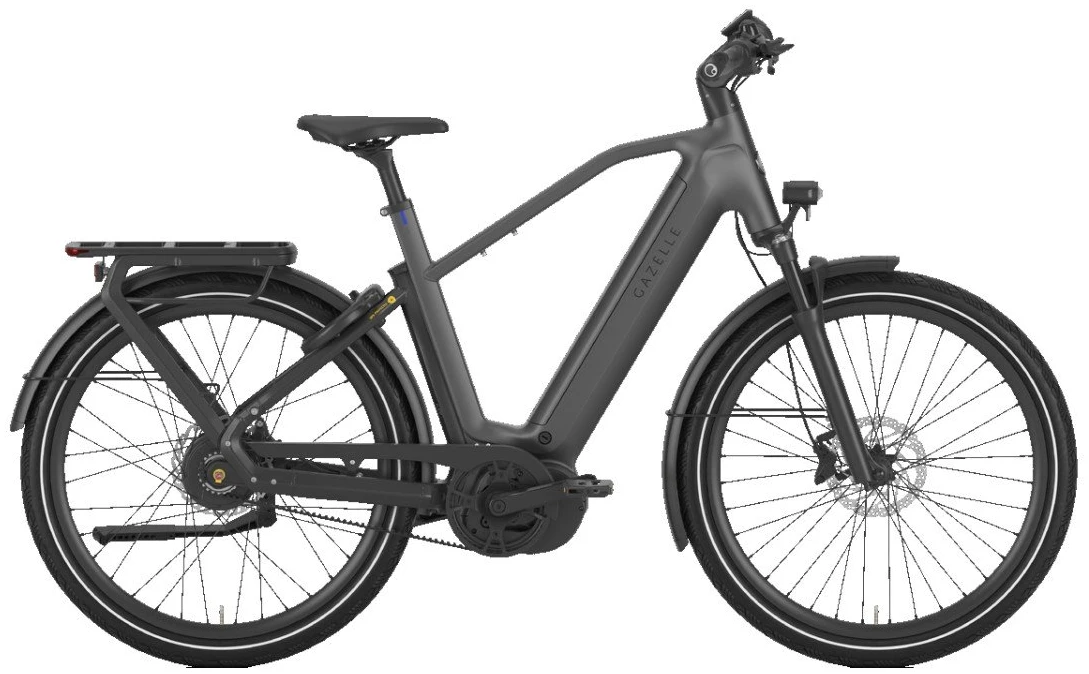 Gazelle Eclipse C380 - 750Wh Anthracite Grey Mat Heren
