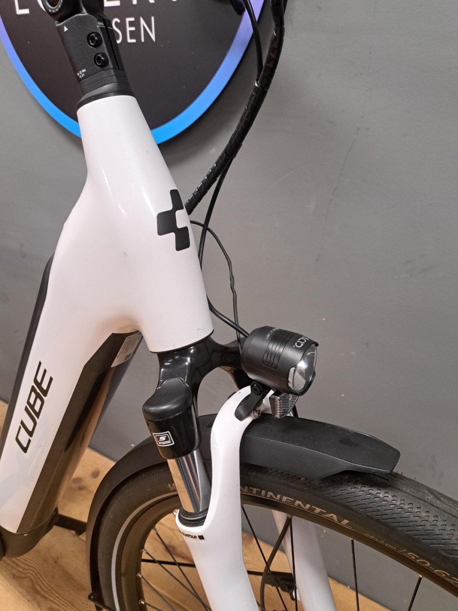 Cube SUPREME HYBRID COMFORT ONE 500 Metallicwhite/black Dames - Afbeelding 5