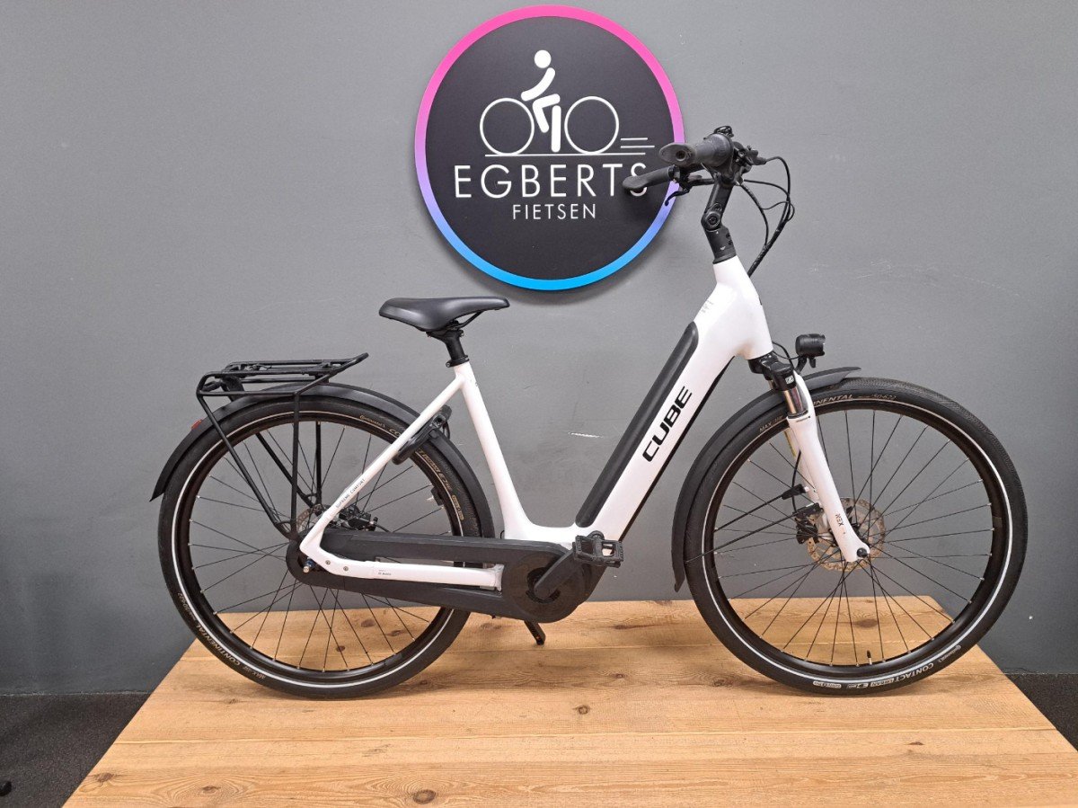 Cube SUPREME HYBRID COMFORT ONE 500 Metallicwhite/black Dames