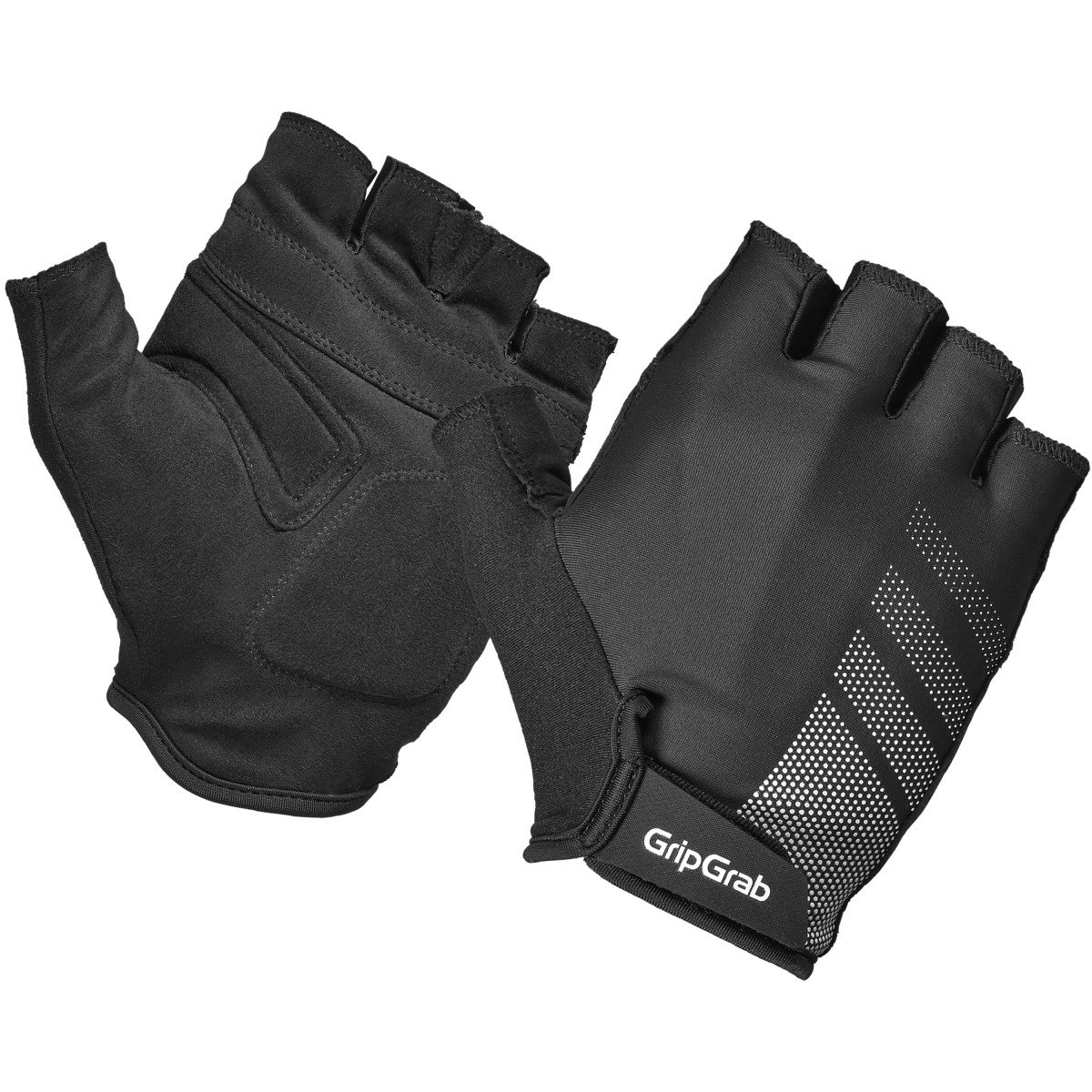 Gripgrab RIDE Lite korte-vinger zomer fietshandschoenen met padding - XX Black - Afbeelding 3
