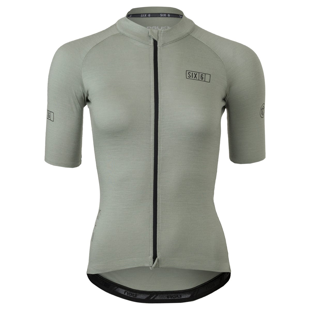 Agu merino jersey ss six6 women highland green Groen