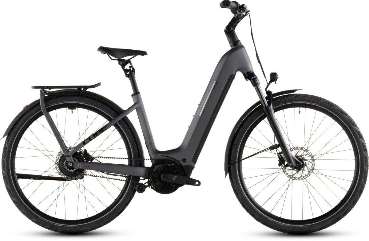 Cube KATHMANDU HYBRID COMFORT PRO 800Wh SLABGREY/BLACK Dames