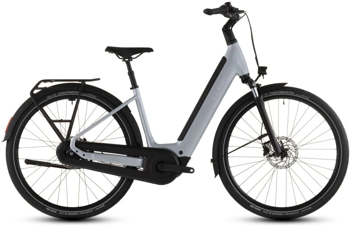 Cube SUPREME HYBRID COMFORT ONE 600Wh FOGGREY/REFLEX Dames