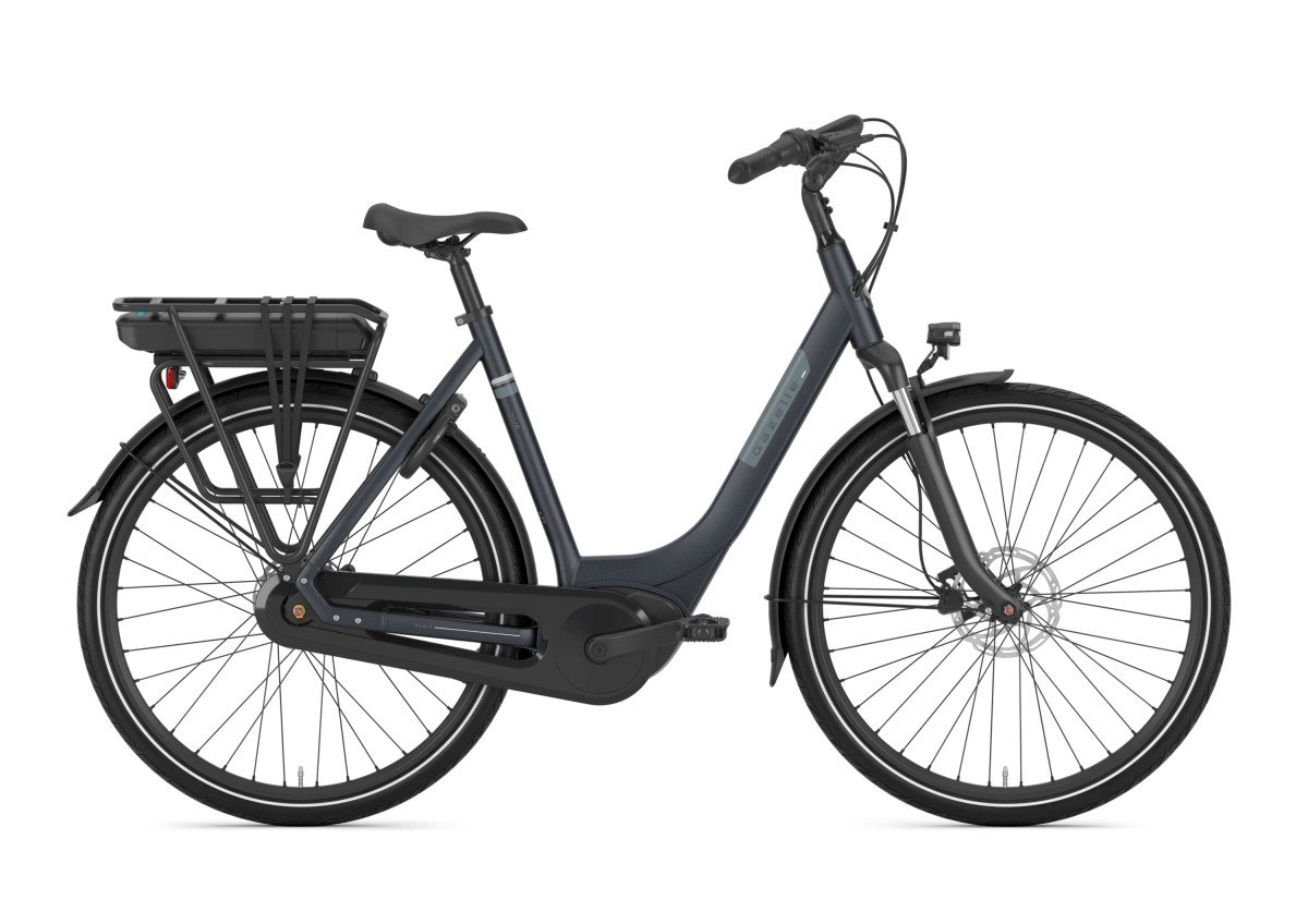 Gazelle Paris C7 - 400Wh Graphite Blue Mat Dames
