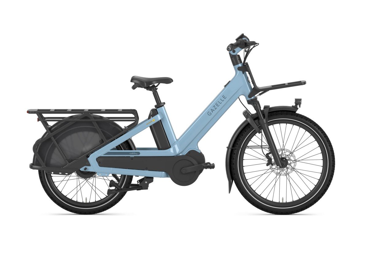 Gazelle Cabby C380 - 400Wh Denim Blue Glans Dames - Afbeelding 4