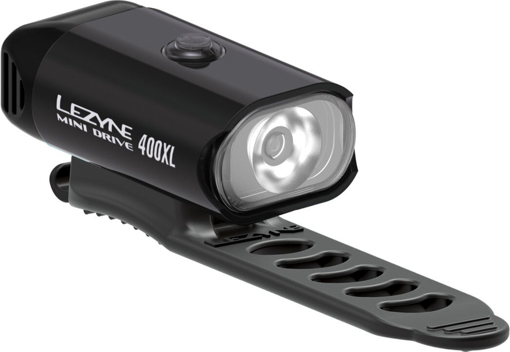 Lezyne MINI DRIVE 400XL FRONT BLACK BLK/HI GLOSS